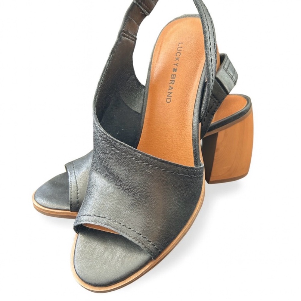 LUCKY BRAND Black Heels Slingback